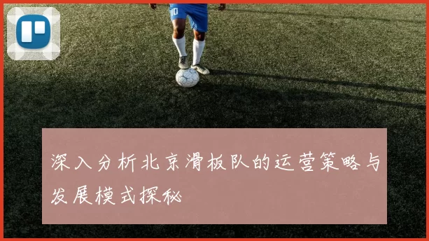 深入分析北京滑板队的运营策略与发展模式探秘