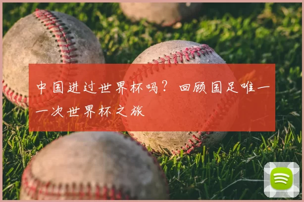 中国进过世界杯吗?回顾国足唯一一次世界杯之旅