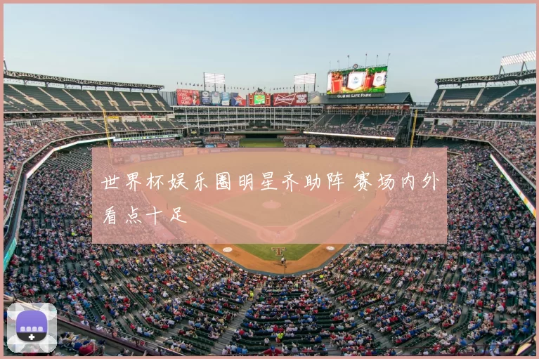 世界杯娱乐圈明星齐助阵 赛场内外看点十足